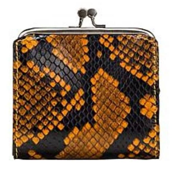 Patricia Nash Genuine Leather Astor Wallet Autumn Python Collection NWT - Picture 2 of 8